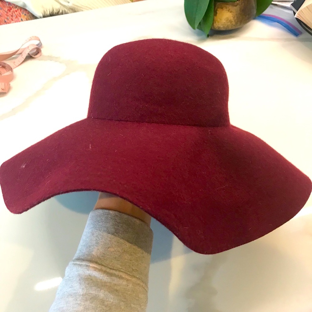 Mossimo Oxblood Wool Hat